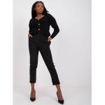 Czarne Spodnie cygaretki damskie w rozmiarze XL 