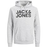 Szare Bluzy ze ściągaczem męskie marki Jack & Jones w rozmiarze L 