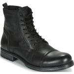 Przecenione Czarne Wysokie buty męskie marki Jack & Jones w rozmiarze 42 - wysokość obcasa od 3cm do 5cm 