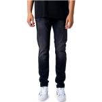 Czarne Proste jeansy męskie dżinsowe o szerokości 31 o długości 34 na jesień marki Jack & Jones 
