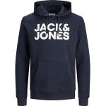 Granatowe Bluzy ze ściągaczem męskie marki Jack & Jones w rozmiarze L 