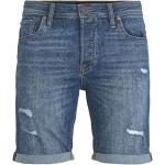 Niebieskie Krótkie spodnie męskie dżinsowe marki Jack & Jones w rozmiarze S 