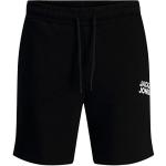 Czarne Krótkie spodnie męskie marki Jack & Jones w rozmiarze XXL 