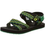 Zielone Sandały sportowe dla chłopców Rzepy sportowe na lato marki Jack Wolfskin Zulu w rozmiarze 30 