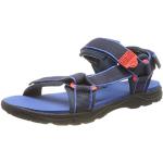 Niebieskie Sandały dla dzieci amortyzujące na lato marki Jack Wolfskin w rozmiarze 40 