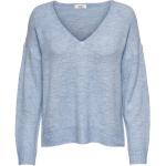 Niebieskie Swetry oversize damskie marki Jacqueline de Yong w rozmiarze L 