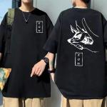 Koszulki z nadrukiem damskie do prania ręcznego z motywem koni z długimi rękawami bawełniane w rozmiarze XL japońskie 
