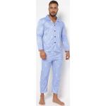 Przecenione Błękitne Piżamy męskie w rozmiarze XL 