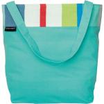 Przecenione Błękitne Ekologiczne torby na zakupy w paski marki Remember 