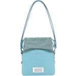 Błękitne Ekologiczne torby na zakupy damskie w nowoczesnym stylu z bydlęcej skóry 