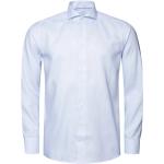 Błękitne Koszule z długim rękawem męskie z długimi rękawami bawełniane marki ETON w rozmiarze L 