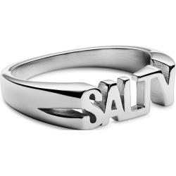 Jaygee | Srebrzysty pierścionek ze stali nierdzewnej Salty