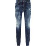 Niebieskie Elastyczne jeansy męskie dżinsowe marki D'squared2 w rozmiarze S 