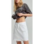 Białe Mini spódniczki damskie dżinsowe mini marki House w rozmiarze XL 