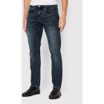 Przecenione Granatowe Proste jeansy męskie w stylu casual marki casual friday 