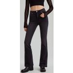 Czarne Jeansy dzwony damskie w stylu retro dżinsowe marki House w rozmiarze XL 