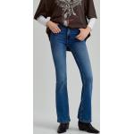 Granatowe Jeansy dzwony damskie w stylu retro dżinsowe marki House w rozmiarze XL 