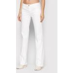 Przecenione Białe Jeansy rurki damskie Skinny fit marki Guess 