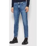 Przecenione Granatowe Proste jeansy męskie marki Marc O'Polo 