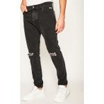 Przecenione Czarne Proste jeansy męskie marki Msgm w rozmiarze L 