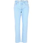 Niebieskie Jeansy Boyfriend damskie proste dżinsowe o szerokości 27 o długości 28 marki LEVI´S w rozmiarze S 