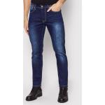 Przecenione Niebieskie Jeansy rurki męskie Skinny fit dżinsowe marki Pepe Jeans 