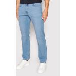 Przecenione Niebieskie Proste jeansy męskie marki Pierre Cardin 