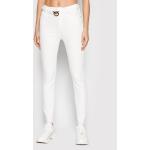 Przecenione Białe Jeansy rurki damskie Skinny fit marki PINKO 