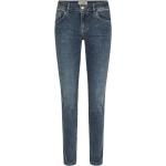 Niebieskie Jeansy biodrówki damskie dżinsowe marki MOS MOSH 