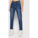 Przecenione Niebieskie Proste jeansy damskie marki Vila w rozmiarze XS 