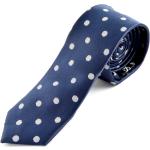 Niebieskie Krawaty męskie jedwabne 