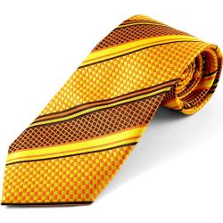 Jedwabny krawat w stylu retro
