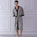 Granatowe Ciepłe piżamy męskie do prania w pralce na jesień w rozmiarze XL 