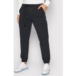 Przecenione Granatowe Spodnie dresowe ze ściągaczami męskie Tapered fit marki Only & Sons w rozmiarze S 