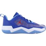 Niebieskie Buty do koszykówki męskie amortyzujące z tkaniny marki Nike Jordan 