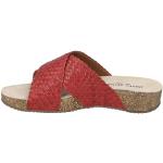 Czerwone Sandały skórzane damskie na lato marki Josef Seibel w rozmiarze 36 