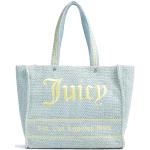 Przecenione Błękitne Torby na zakupy damskie marki Juicy Couture 