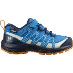 Niebieskie Buty do biegania terenowe dla dzieci sportowe marki Salomon w rozmiarze 35 