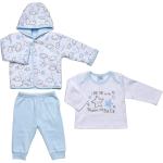 Niebieskie Spodnie dziecięce dresowe dla niemowląt w rozmiarze 62 - wiek: 0-6 miesięcy 