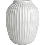 Białe Wazony porcelanowe w nowoczesnym stylu ceramiczne o wysokości 20 cm 