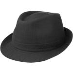 Czarne Letnie kapelusze damskie eleganckie marki Stetson 
