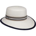 Niebieskie Letnie kapelusze gładkie eleganckie słomiane Rozmiar: 58 w rozmiarze M 