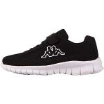 Czarne Sneakersy na rzepy dla dzieci marki Kappa Follow w rozmiarze 32 