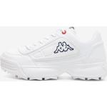 Białe Niskie sneakersy sportowe marki Kappa Rave w rozmiarze 40 