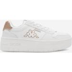 Białe Sneakersy sznurowane damskie eleganckie marki Kappa w rozmiarze 40 