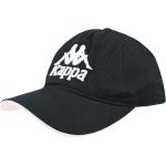 Czarne Czapki z daszkiem baseball cap męskie bawełniane marki Kappa 