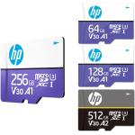 Karta pamięci flash HP mx330 Class 10 U3 V30 microSDXC — 100 MB/s, klasa 10, U3, V30, A1, 4K UHD, Full HD, UHS-I, micro SD