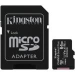 Karty Micro SD marki Kingston 