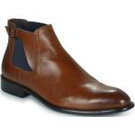 Brązowe Wysokie buty męskie marki Kdopa w rozmiarze 40 - wysokość obcasa od 3cm do 5cm 