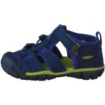 Niebieskie Buty na rzepy dla dzieci wodoodporne Rzepy na lato marki Keen w rozmiarze 35 